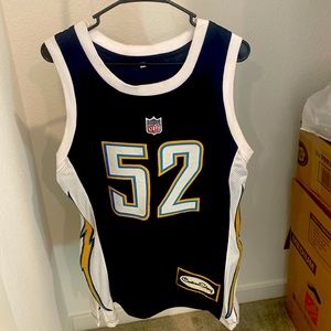 Chargers perryman basketball jersey